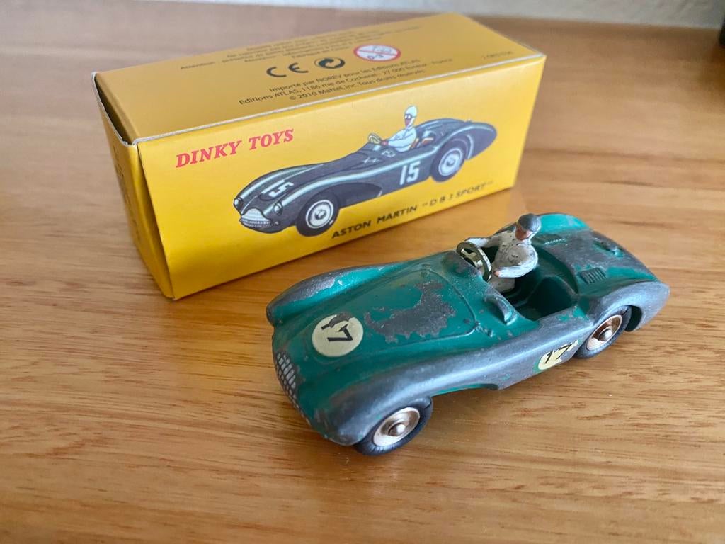 Originele Dinky Toy Aston Martin ‘DB 3 Sport’ no 506., Ophalen of Verzenden, Gebruikt, Auto, Dinky Toys