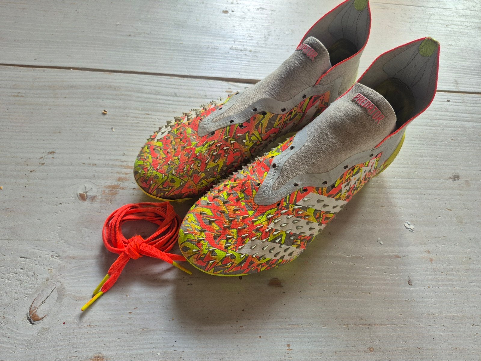 Adidas Predator Freak voetbalschoenen, Sport en Fitness, Voetbal, Ophalen of Verzenden, Zo goed als nieuw, Schoenen