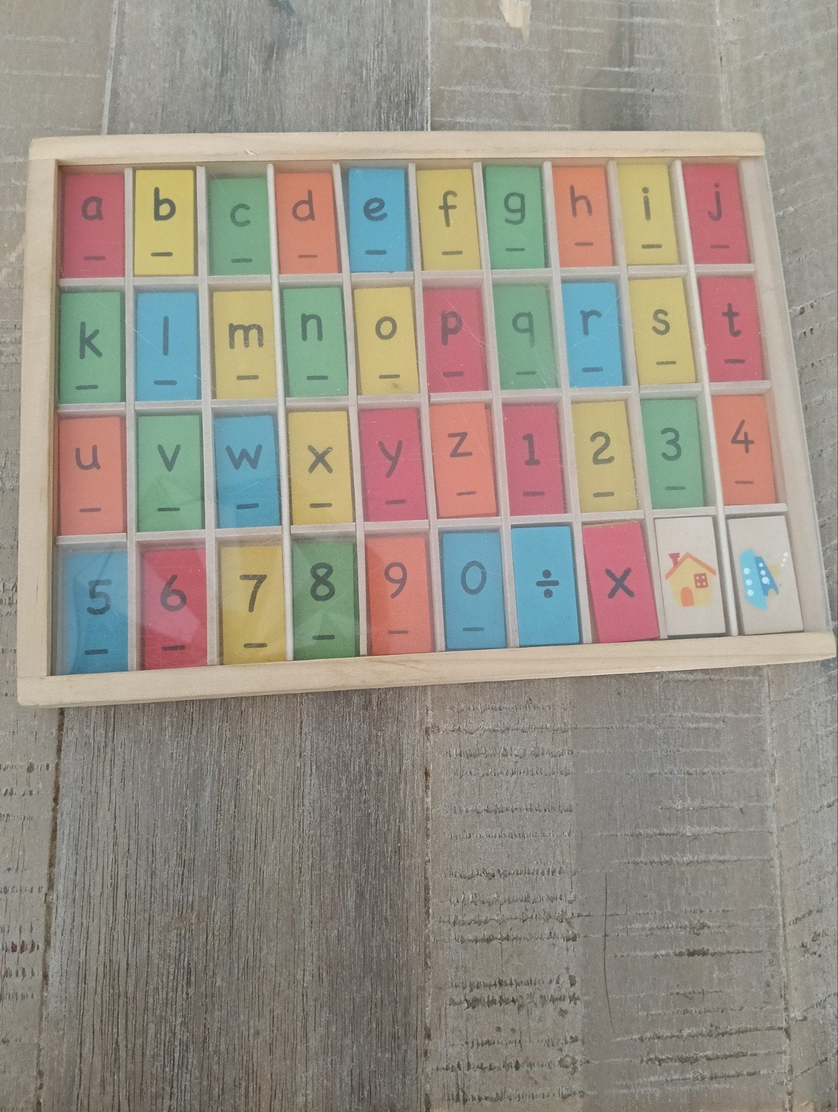 Letterbak letters leren, Ophalen of Verzenden
