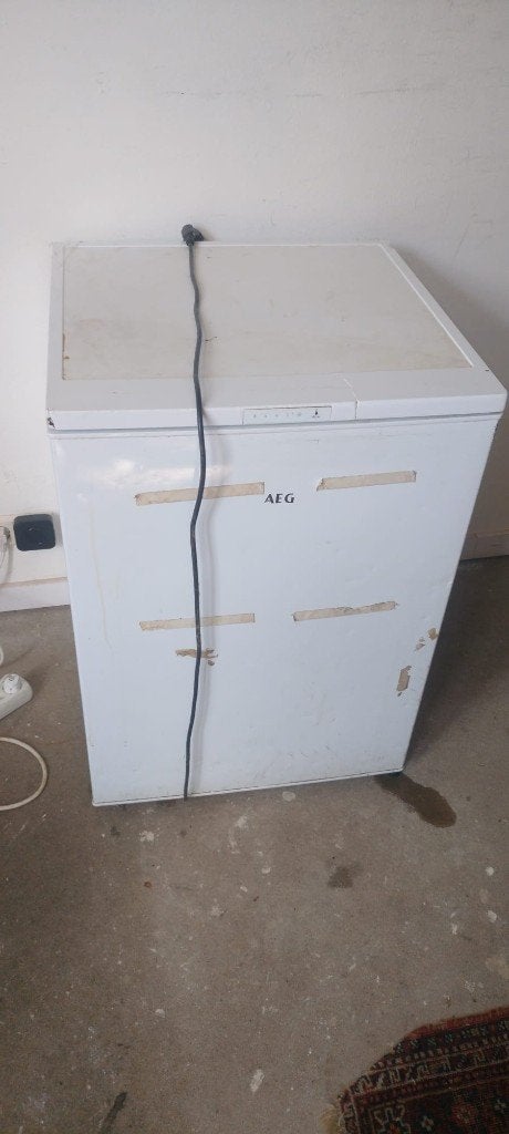 Tafelmodel koelkast Gratis, Witgoed en Apparatuur, Koelkasten en IJskasten, Ophalen, Gebruikt, 60 cm of meer, Met aparte vriezer