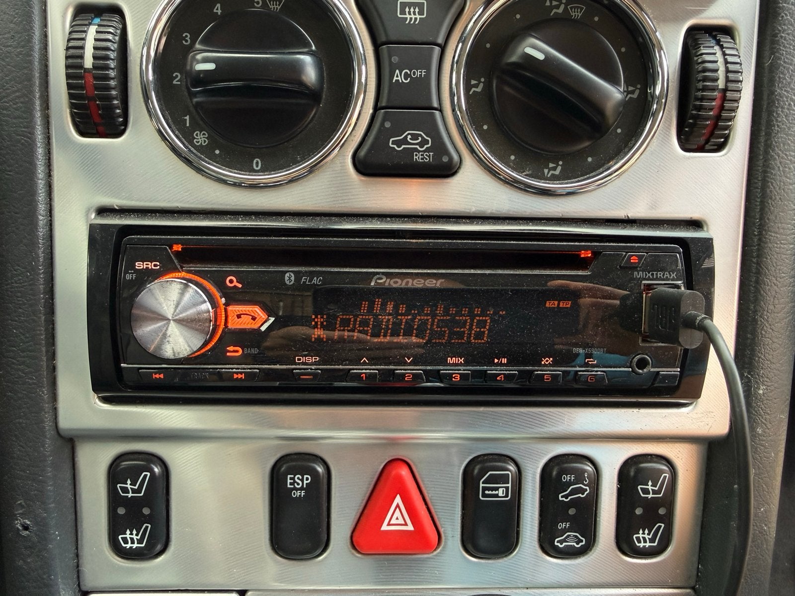 Pioneer DEH-X5900BT Autoradio met Bluetooth, Ophalen of Verzenden, Gebruikt