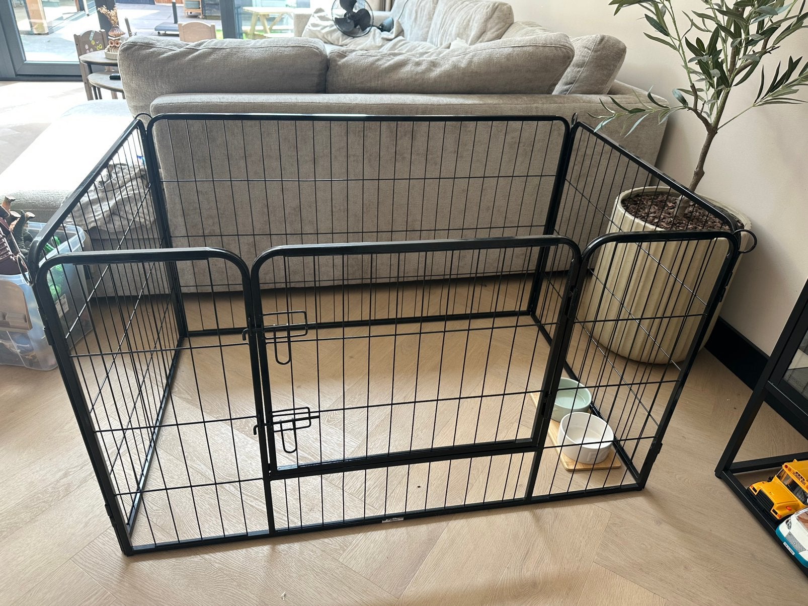 Puppy ren / hondenren /dierenren z.g.a.n., Dieren en Toebehoren, Hondenhokken, Ophalen, Zo goed als nieuw, 110 cm of meer