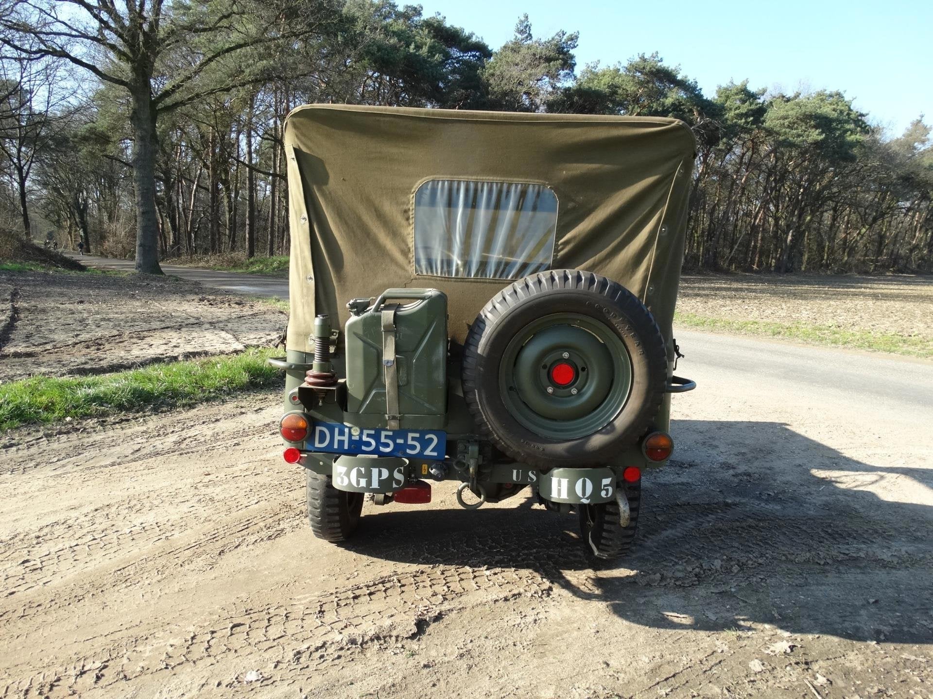 Willys JEEP CJ3A, Auto's, Stof, Gebruikt, 4 cilinders, 60 pk