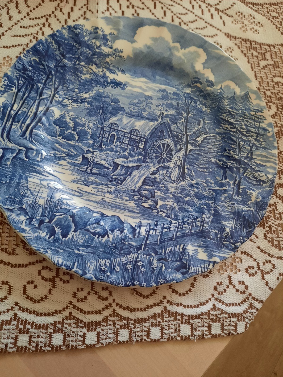 Mooi 13 delig Engels gebak stel, Antiek en Kunst, Ophalen of Verzenden