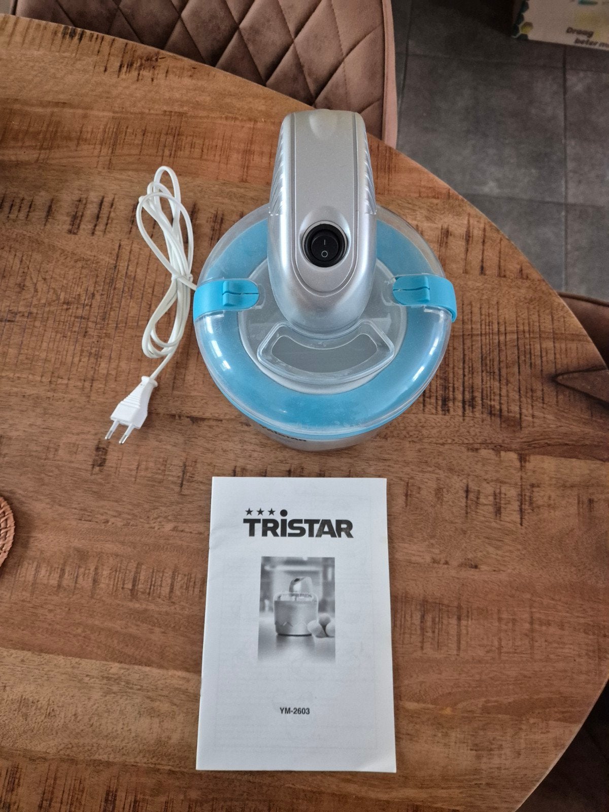 Tristar YM-2603 IJsmachine - Zelfgemaakt ijs in 30 min, Ophalen, Zo goed als nieuw
