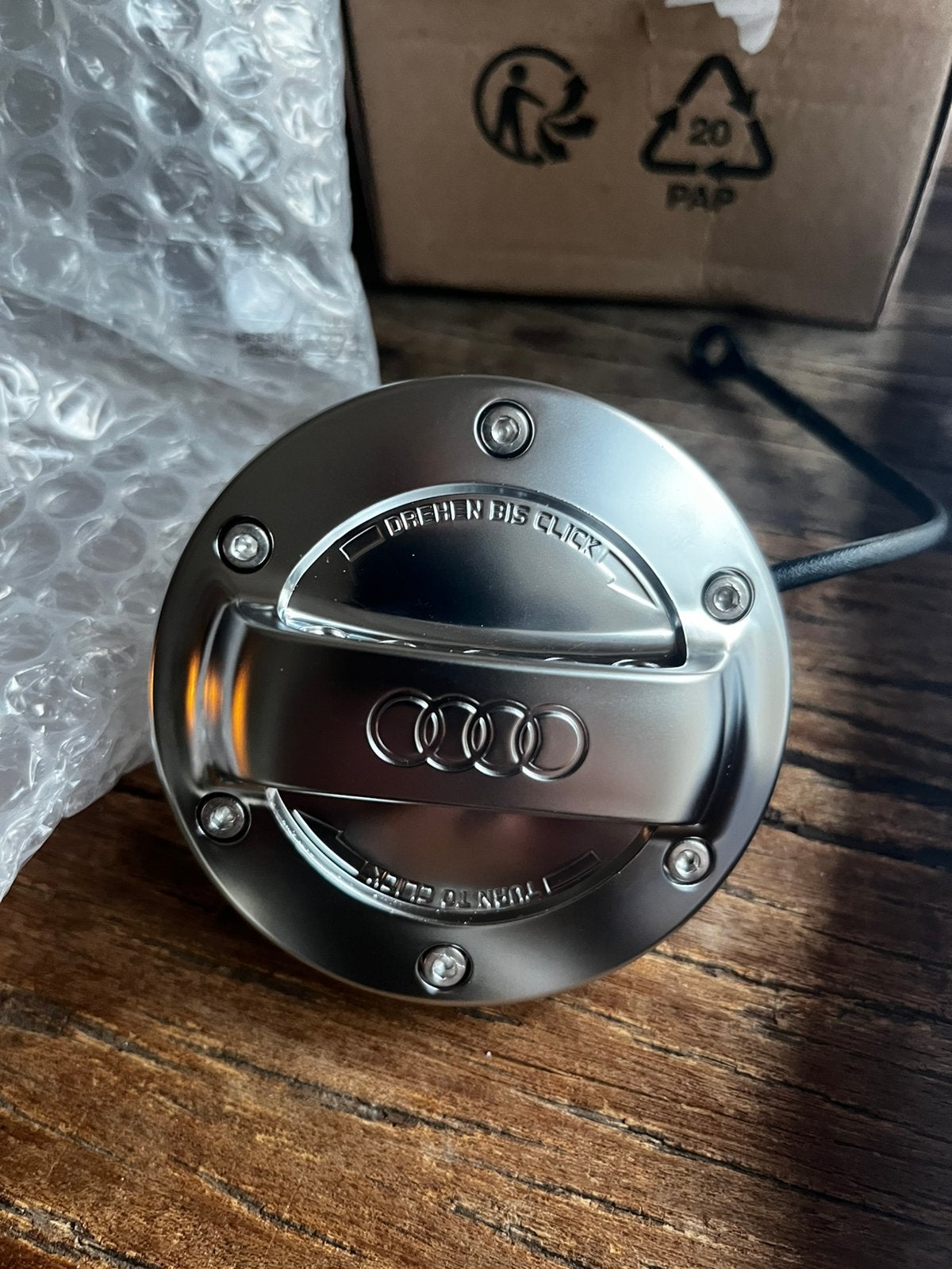 Tankdop audi TT aluminium, Ophalen, Nieuw