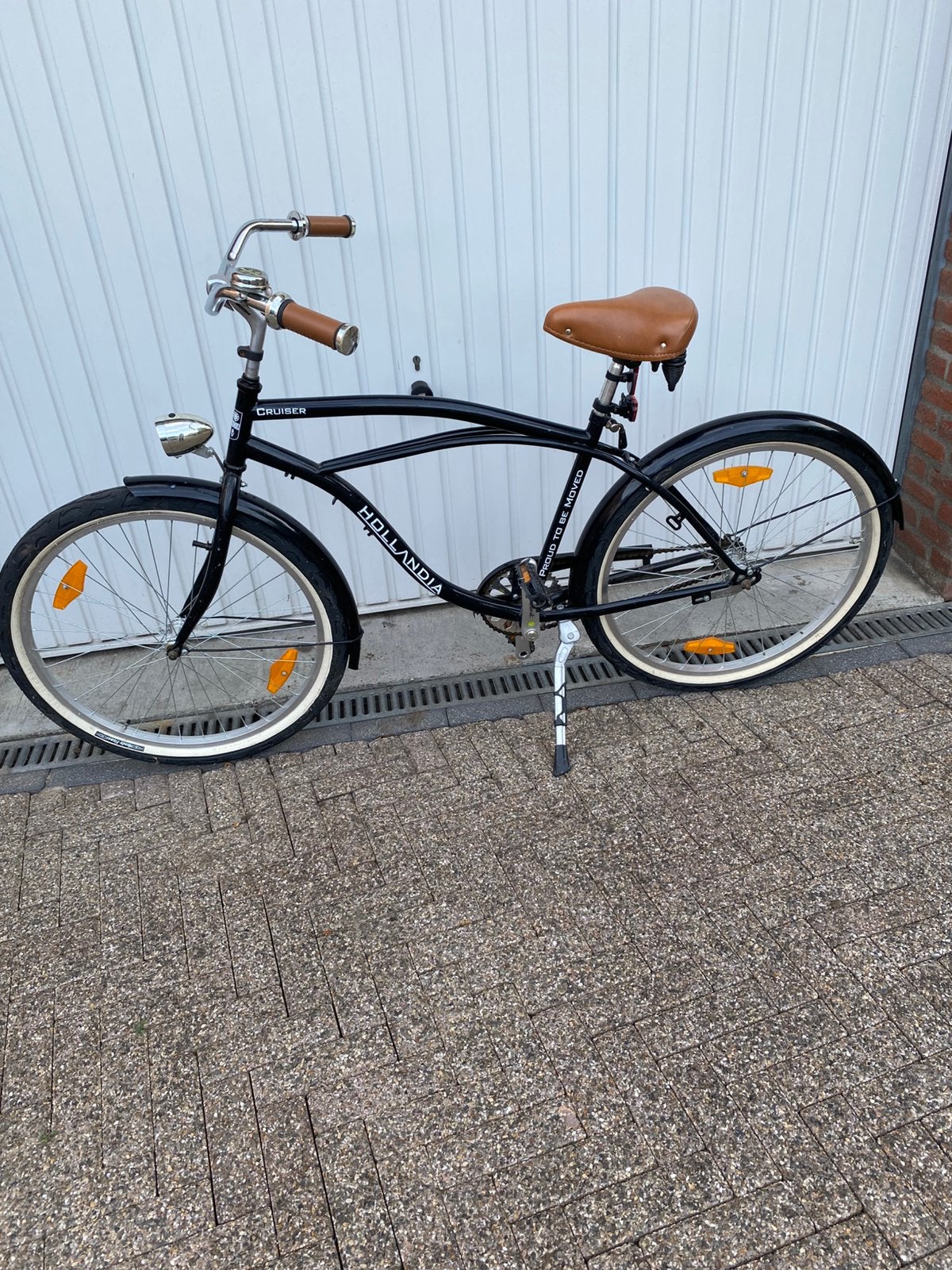 Hollandia Cruiser 26 inch, Ophalen, Terugtraprem, Staal, Cruiser