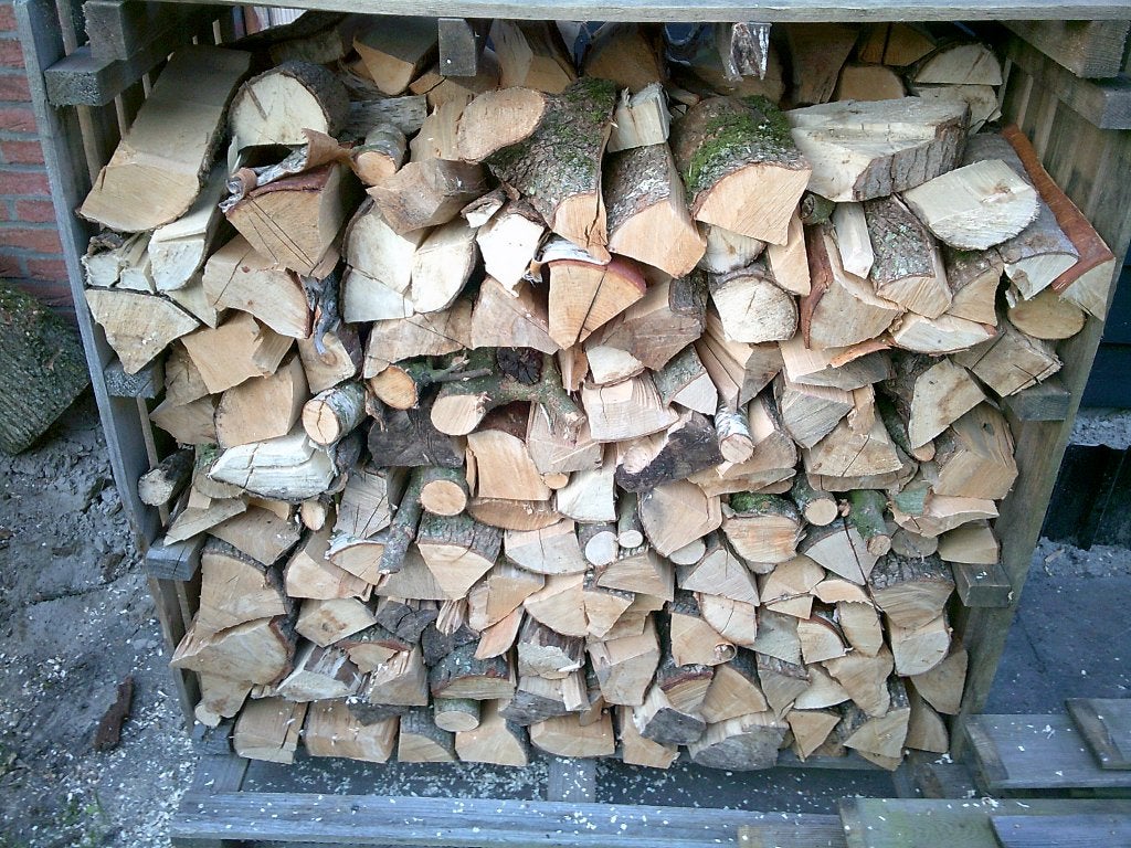 Gekloofd haardhout, Minder dan 3 m³, Ophalen, Blokken