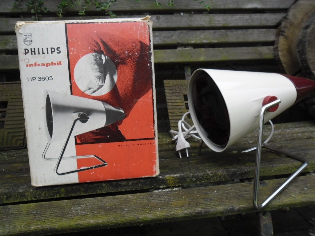 infrarood lamp Philips  60er jaren vintage, Ophalen