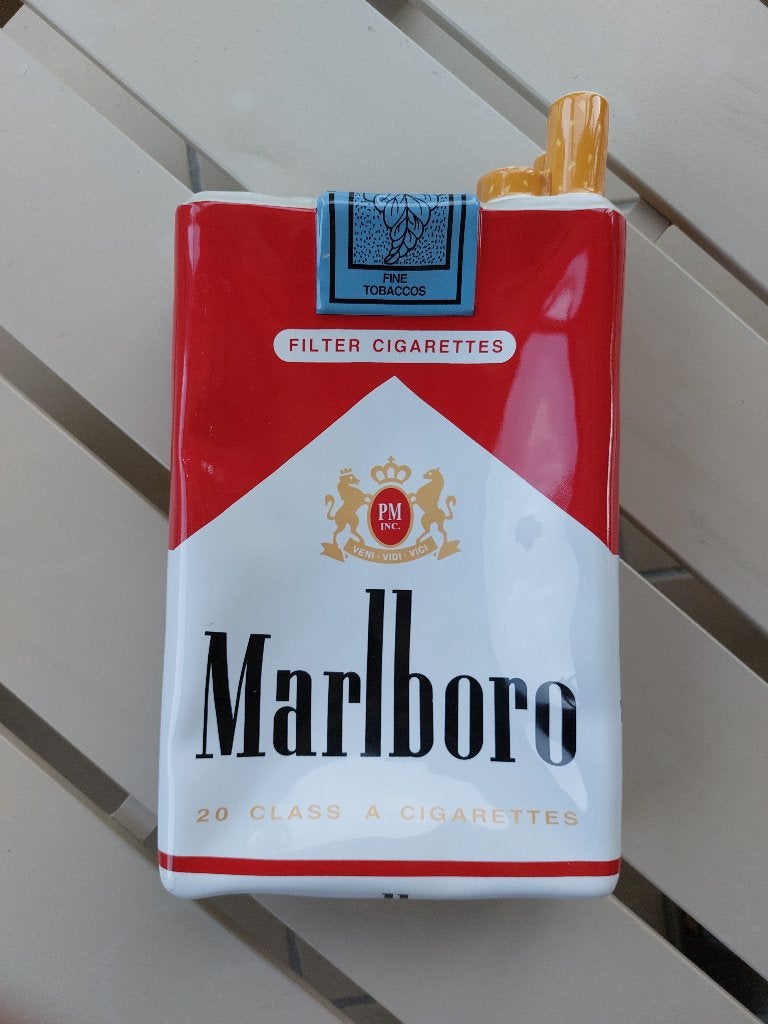 Marlboro, Verzamelen, Rookartikelen, Aanstekers en Luciferdoosjes, Ophalen of Verzenden, Zo goed als nieuw, Asbak