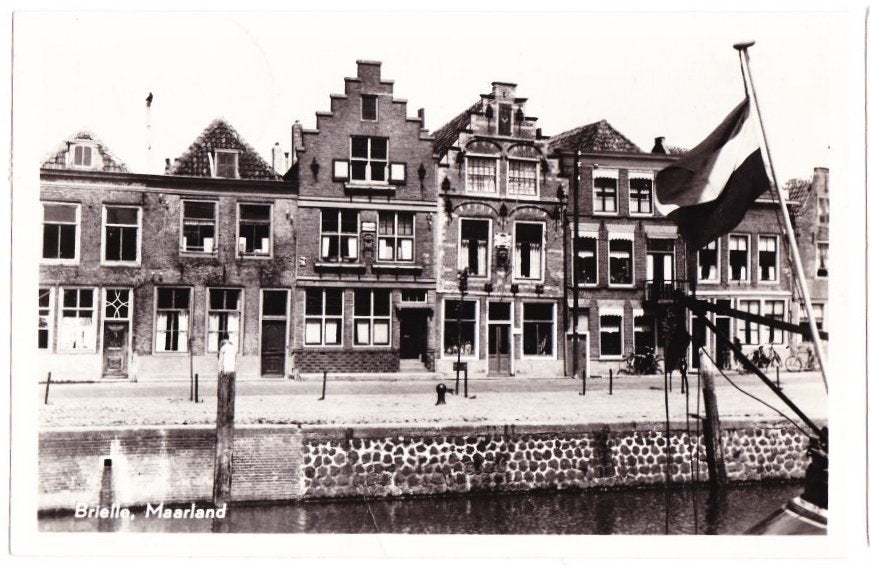 Brielle Maarland Oude Gelopen Ansichtkaart ( B1952 ), Verzamelen, Ansichtkaarten | Nederland, Ophalen of Verzenden, 1960 tot 1980