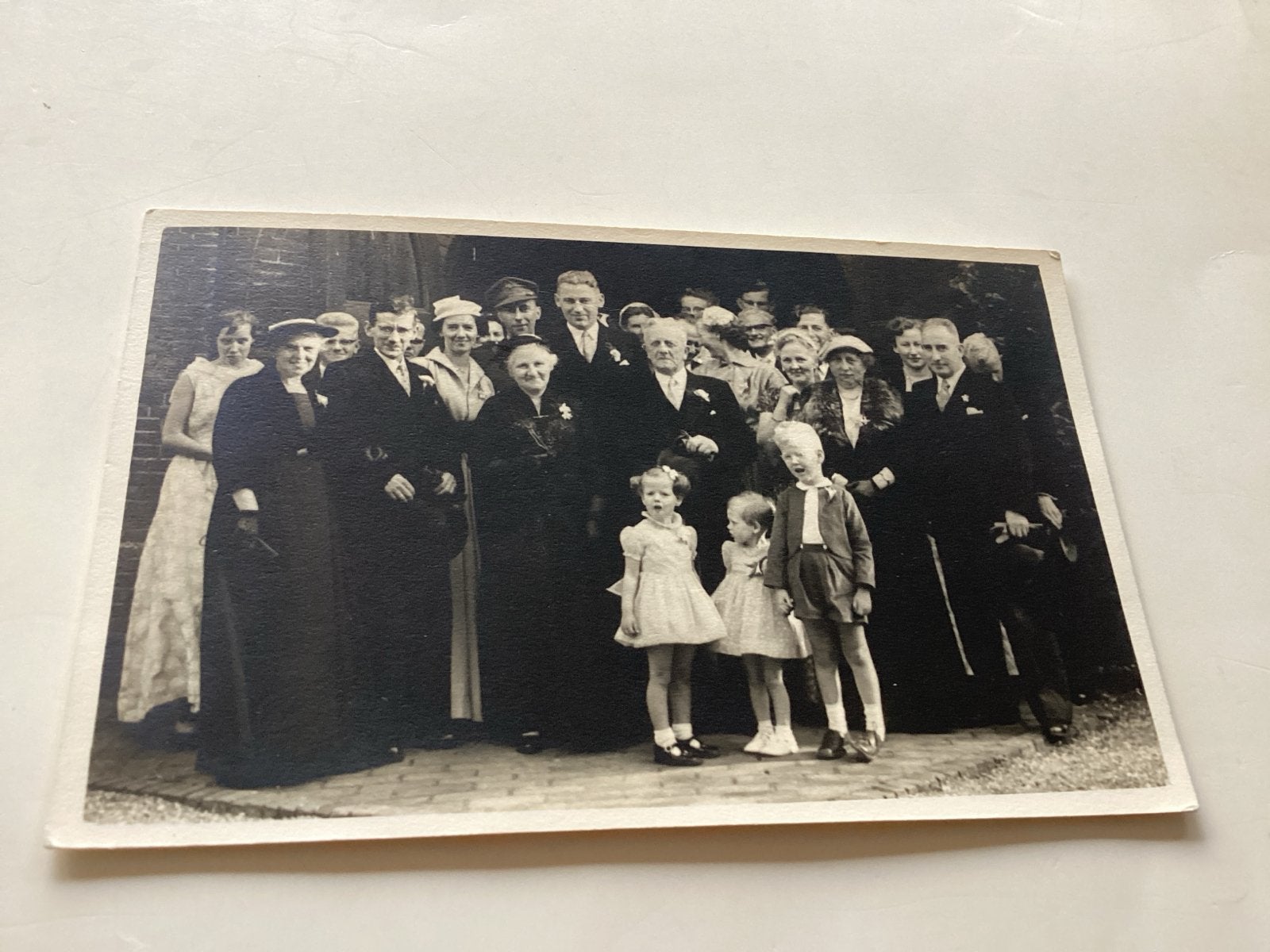 Trouwfeest in Eindhoven, jaren '40-'60 kaart, Gebruikt, Foto, Ophalen of Verzenden, 1940 tot 1960