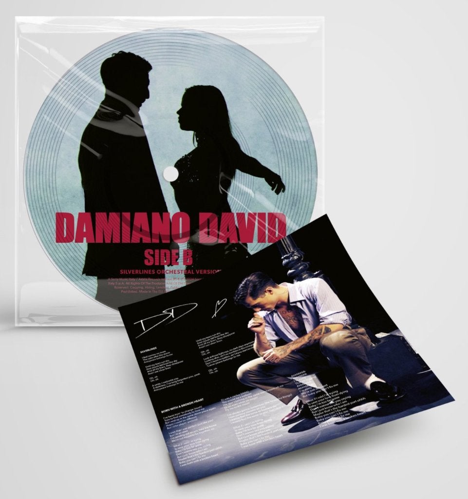 Vinyl Single Damiano David Silverlines SIGNED Maneskin NIEUW, Cd's en Dvd's, Vinyl Singles, 7 inch, Single, 2020 tot heden, Ophalen of Verzenden