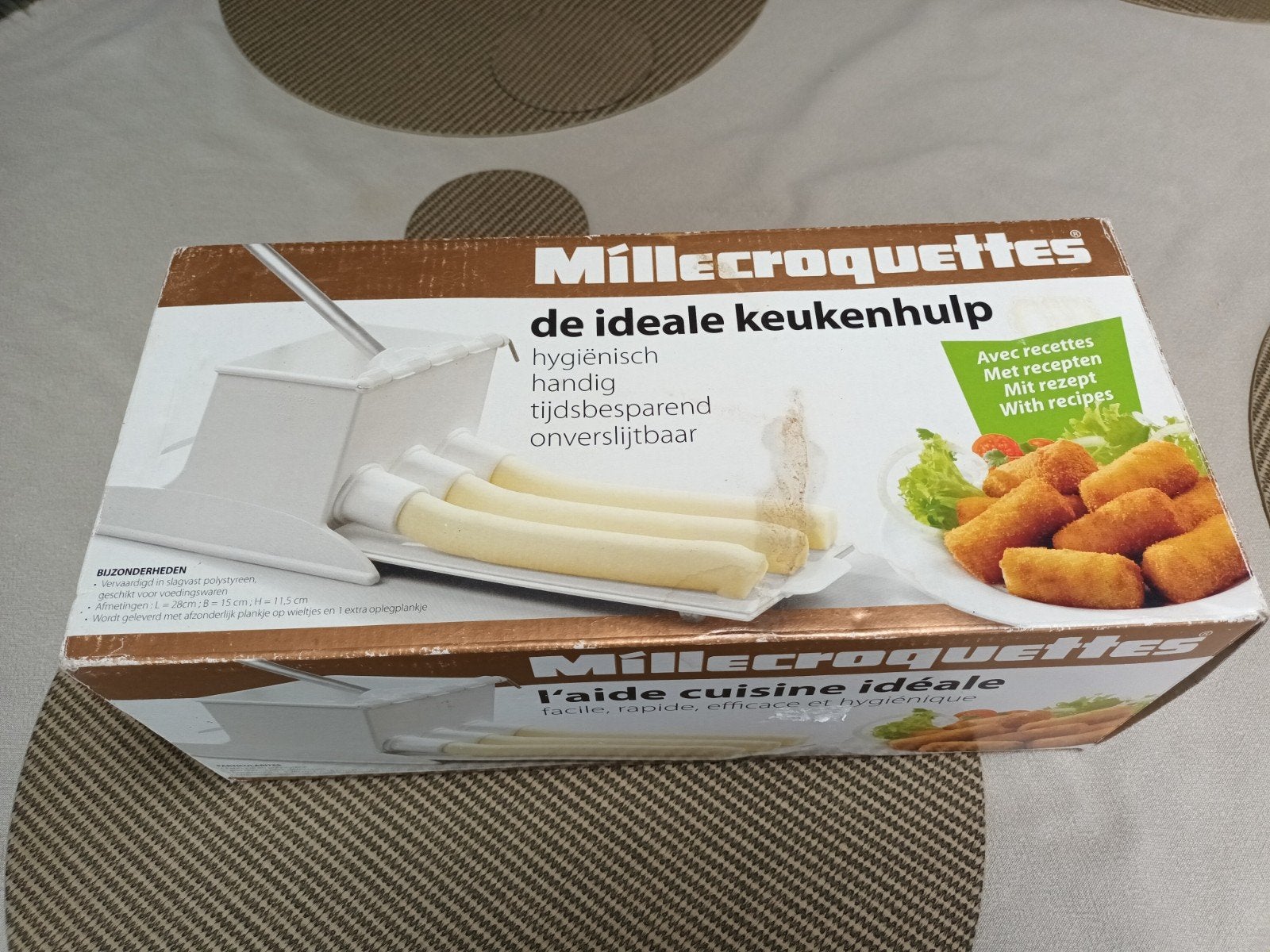 Krokketten machine, Ophalen of Verzenden, Nieuw, Wit, Overige typen