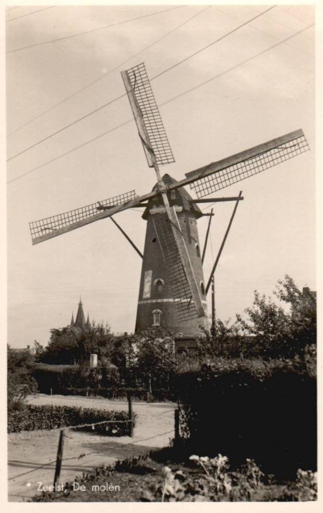 Zeelst. De molen 1953, Ophalen, 1940 tot 1960, Ongelopen, Noord-Brabant