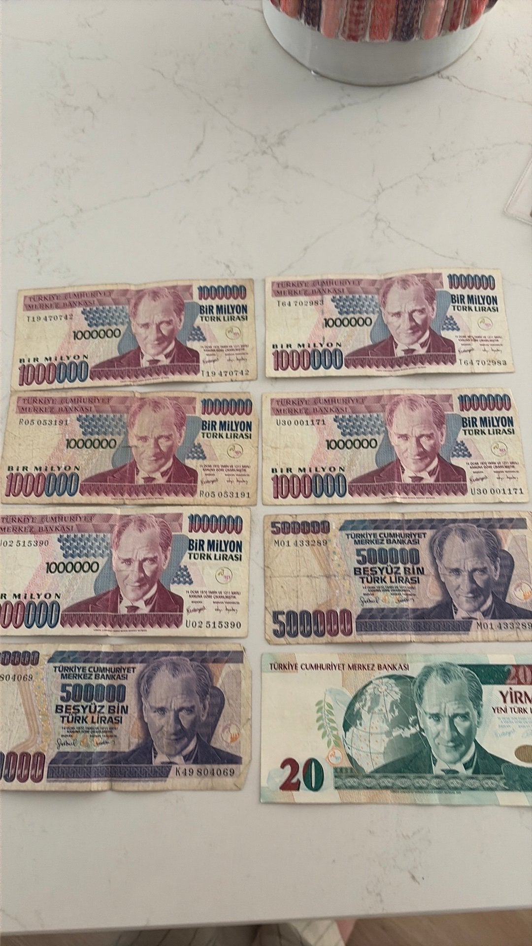 Turkse lira, Ophalen of Verzenden, Overige landen