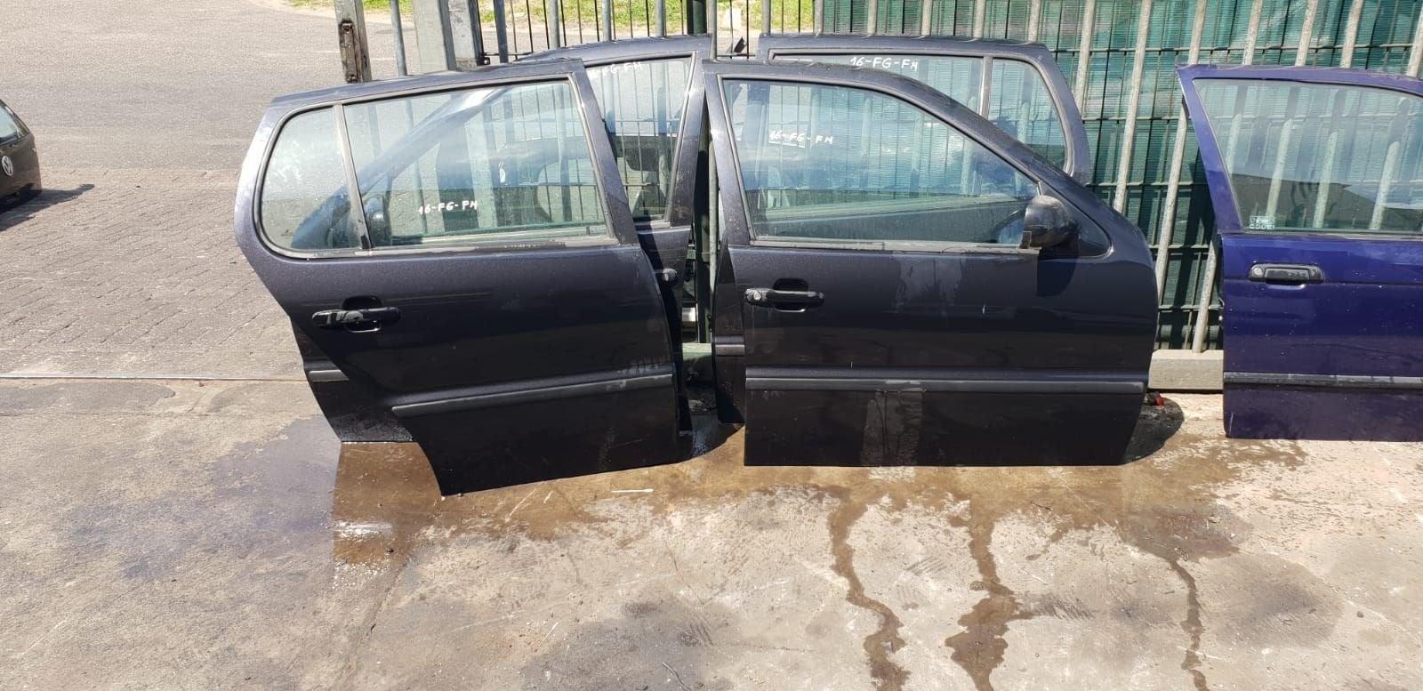 vw polo portieren RV +RA   BJ 95 TOT 2001, Auto-onderdelen, Gebruikt, -, Deur, -