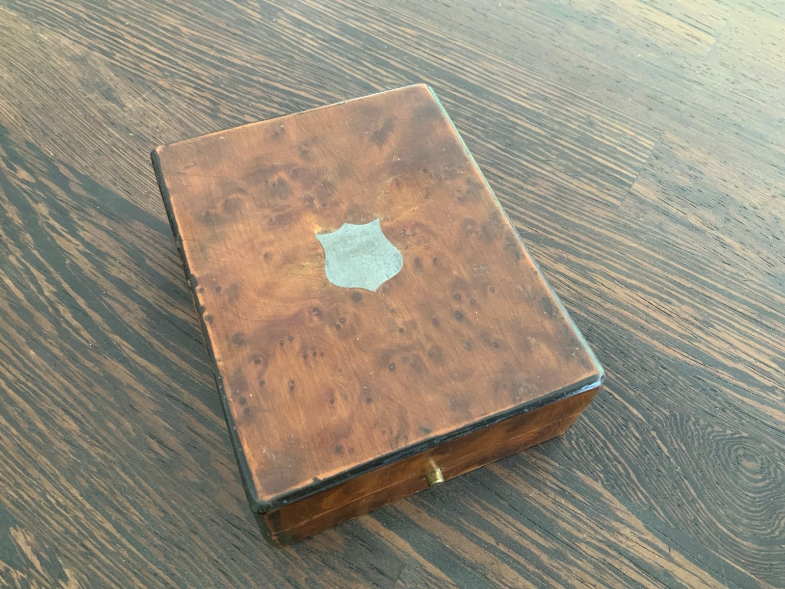 Gepolitoerd Houten Zakhorloge Doosje - Merk André, Ophalen of Verzenden