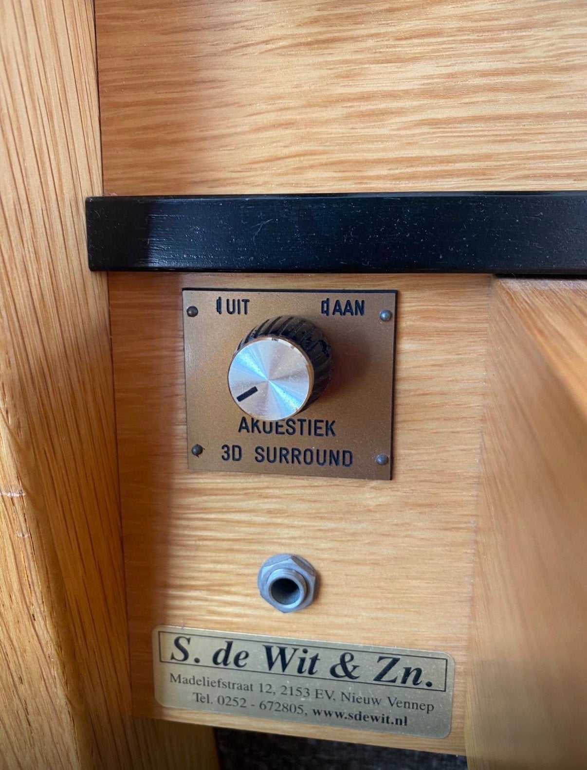 Joh. de Heer Studio 2 orgel met orgelbank, Ophalen, Gebruikt, 1 klavier, Orgel