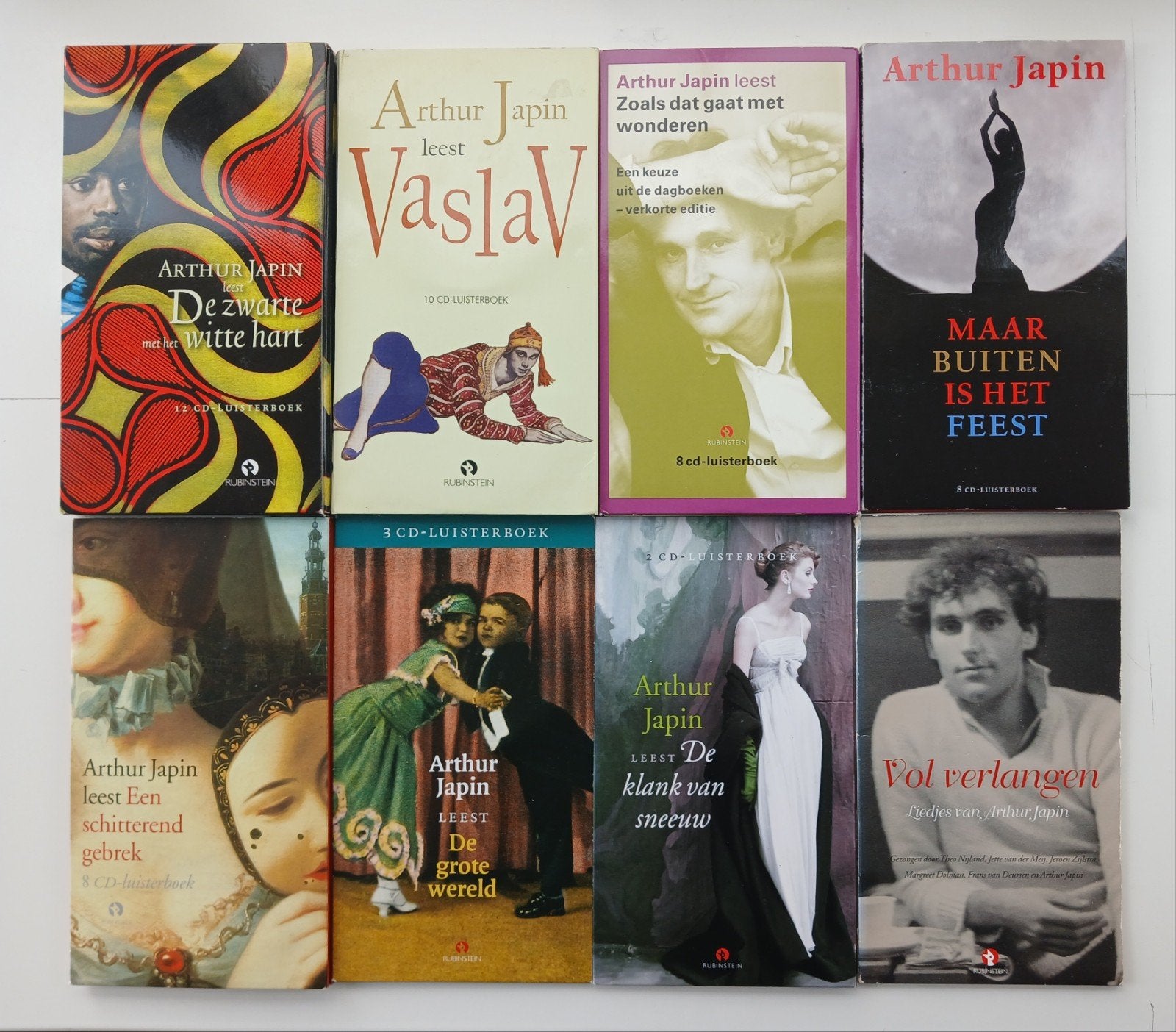 8x Luisterboek Arthur Japin oa. Vaslav, Buiten is het Feest, Boeken, Ophalen of Verzenden, Arthur Japin, Cd, Volwassene