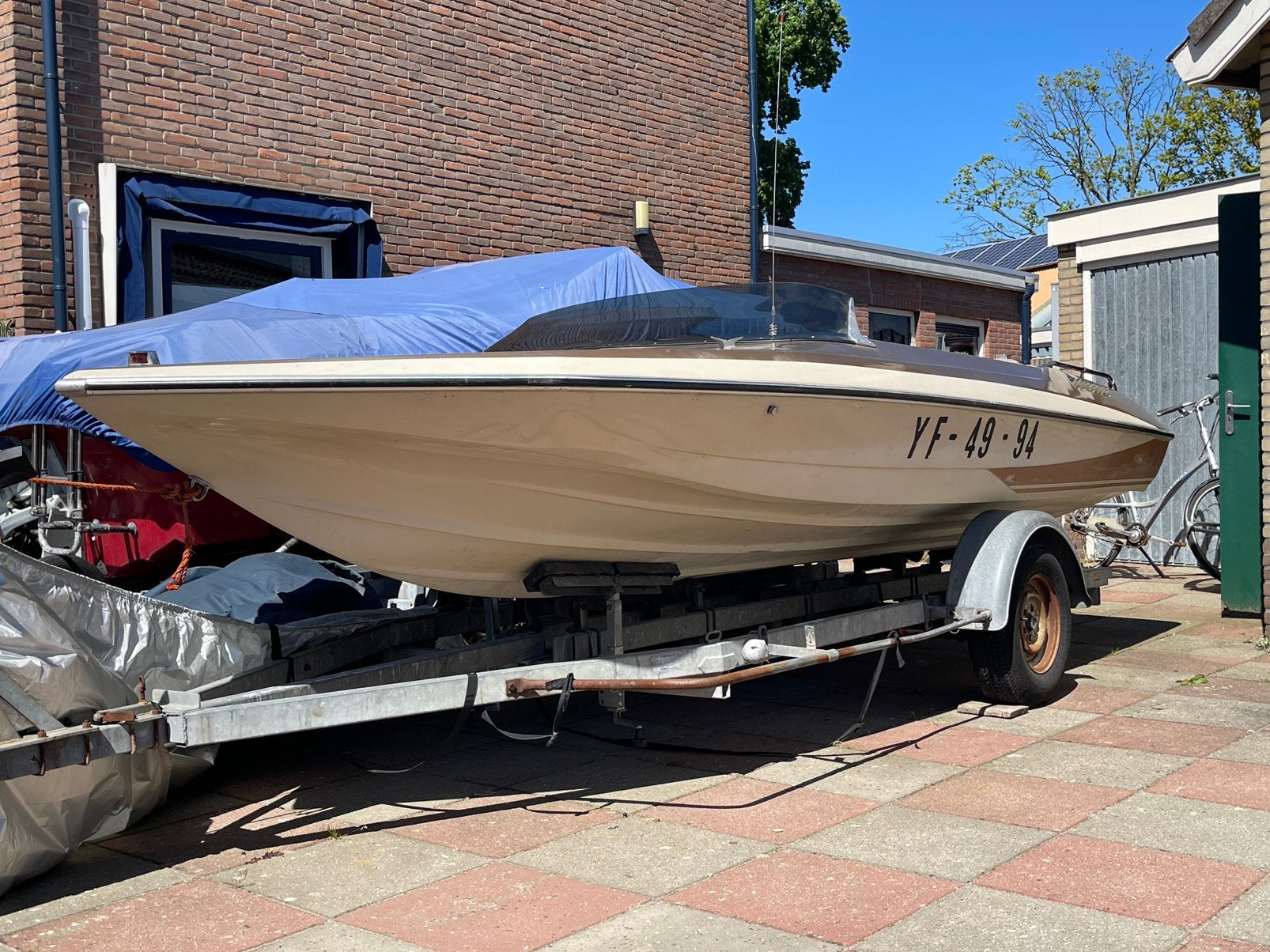 Speedboot Glastron Carlson CVX-16 opknapper., Ophalen, Overige merken, Gebruikt, Binnenboordmotor