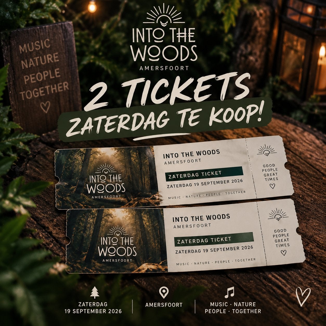 2 kaarten te koop 80 per stuk, Tickets en Kaartjes