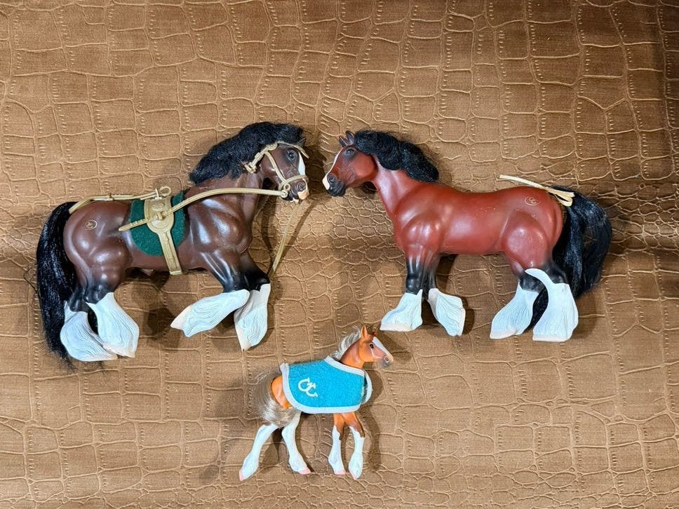 3 grand champions trekpaarden clydesdale paarden tinker, Kinderen en Baby's, Ophalen of Verzenden, Gebruikt