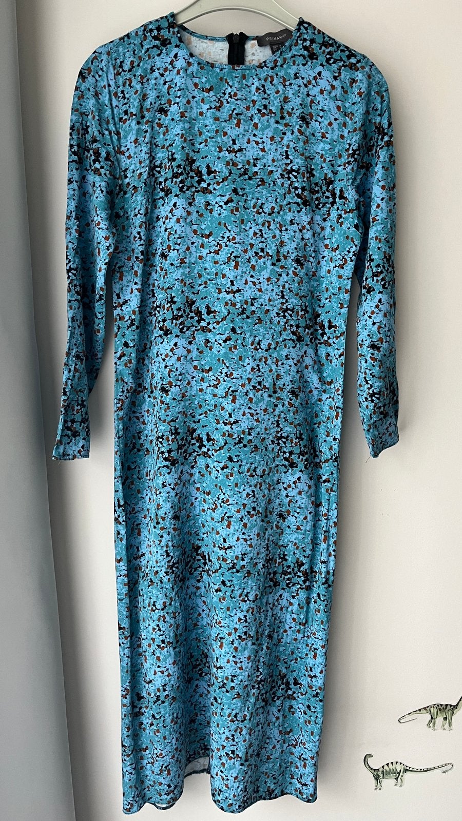 Maxi jurk viscose, maat 38, Ophalen of Verzenden, Zo goed als nieuw, Maat 38/40 (M), Onder de knie