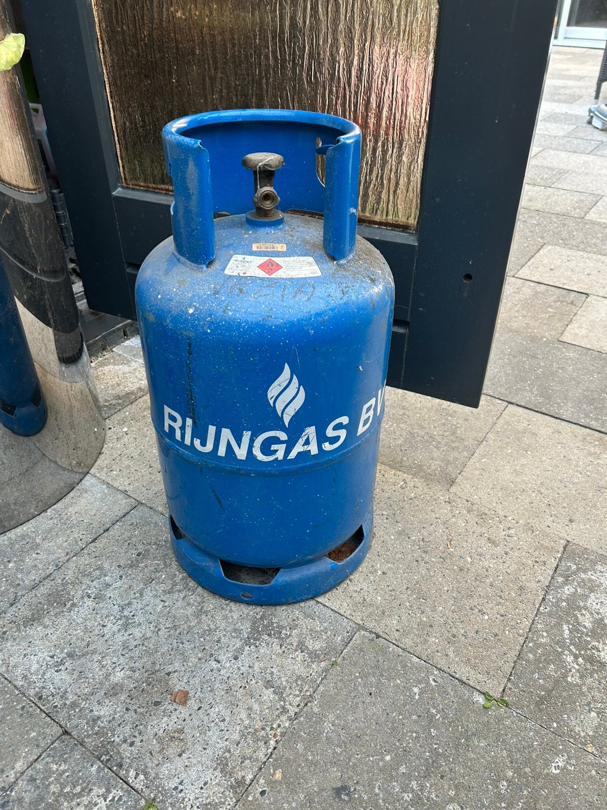 Gasfles, Leeg, 12,6 kg inhoud,, Ophalen, Zo goed als nieuw