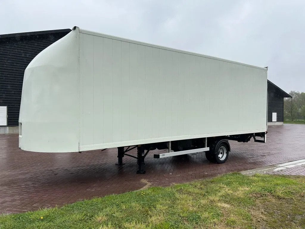 Tracon UDEN be oplegger gesloten laadklep 1000 kg stuur as, Overige brandstoffen, Wit, Origineel Nederlands, Bedrijf