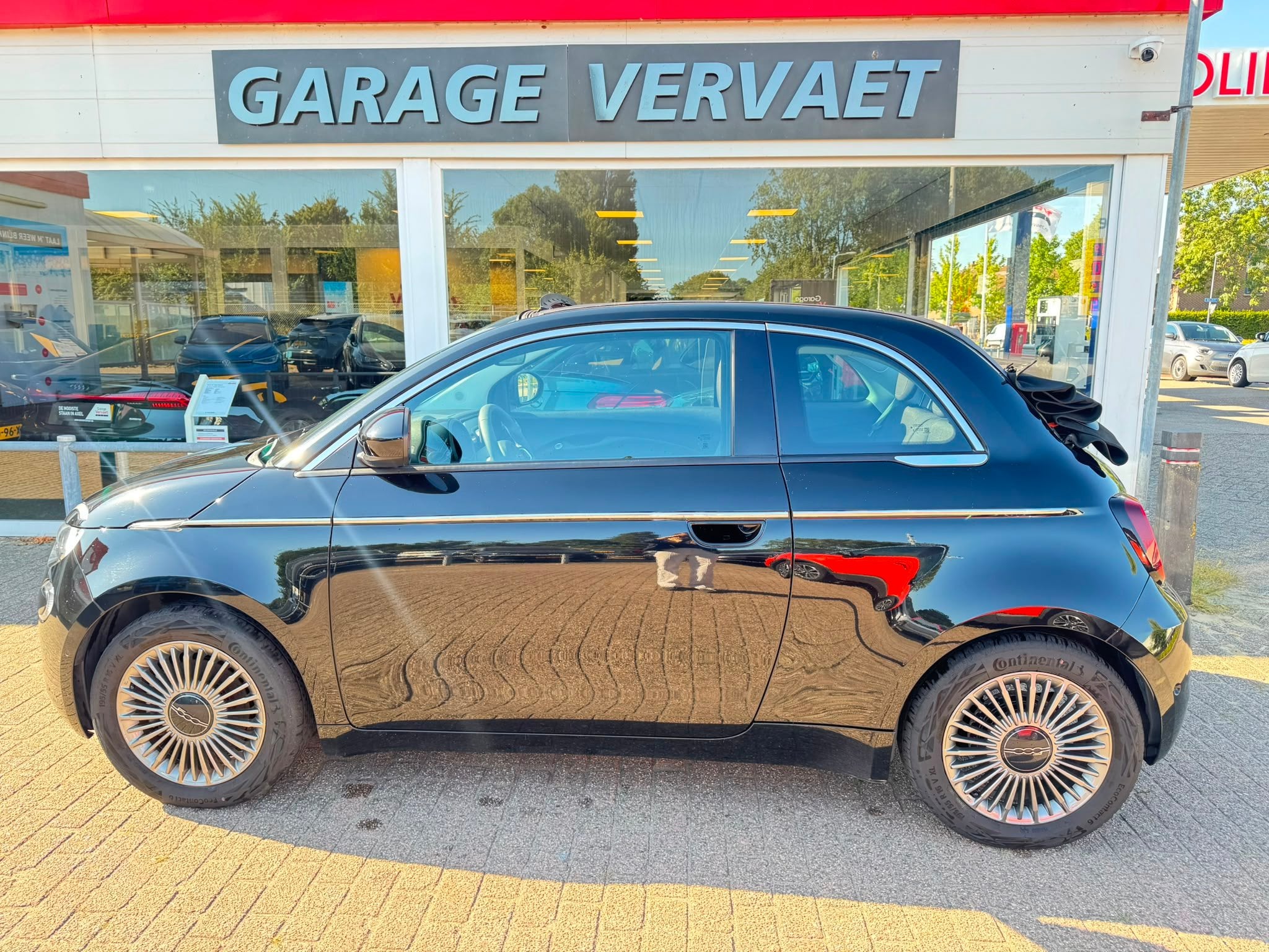 Fiat 500 C 42 kWh, Auto's, Stof, Gebruikt, 118 pk, Cabriolet