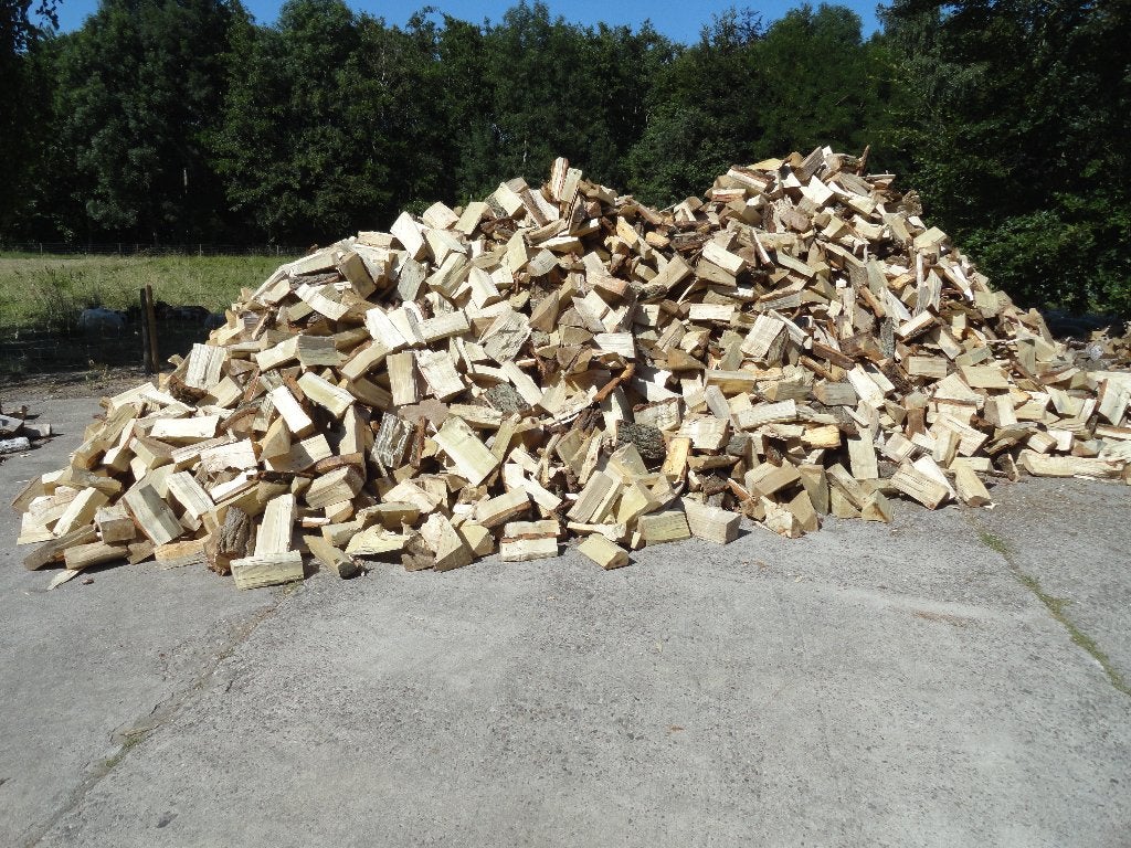 Openhaardhout haardhout vuurkorf gezaagd & gekloofd populier, Tuin en Terras, Haardhout, 6 m³ of meer, Ophalen, Overige houtsoorten