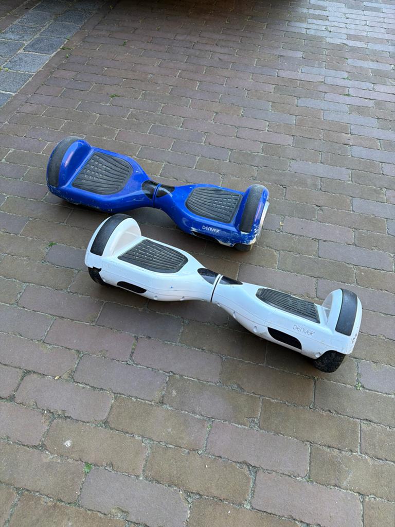 2x Denver Hoverboard met laders - Gebruikt maar functioneel, Ophalen, Gebruikt, Overige typen