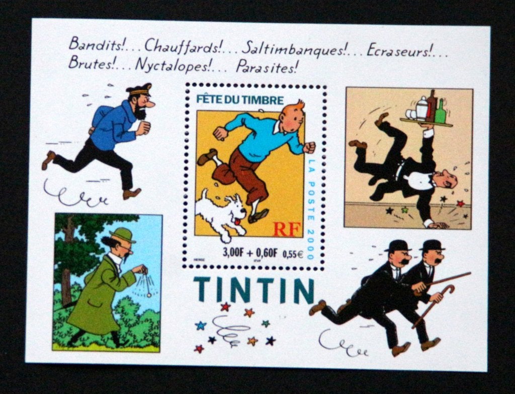 Frankrijk 2000 feest van postzegel Kuifje Hergé Tintin MNH, Verzenden, Postfris, Oost-Azië