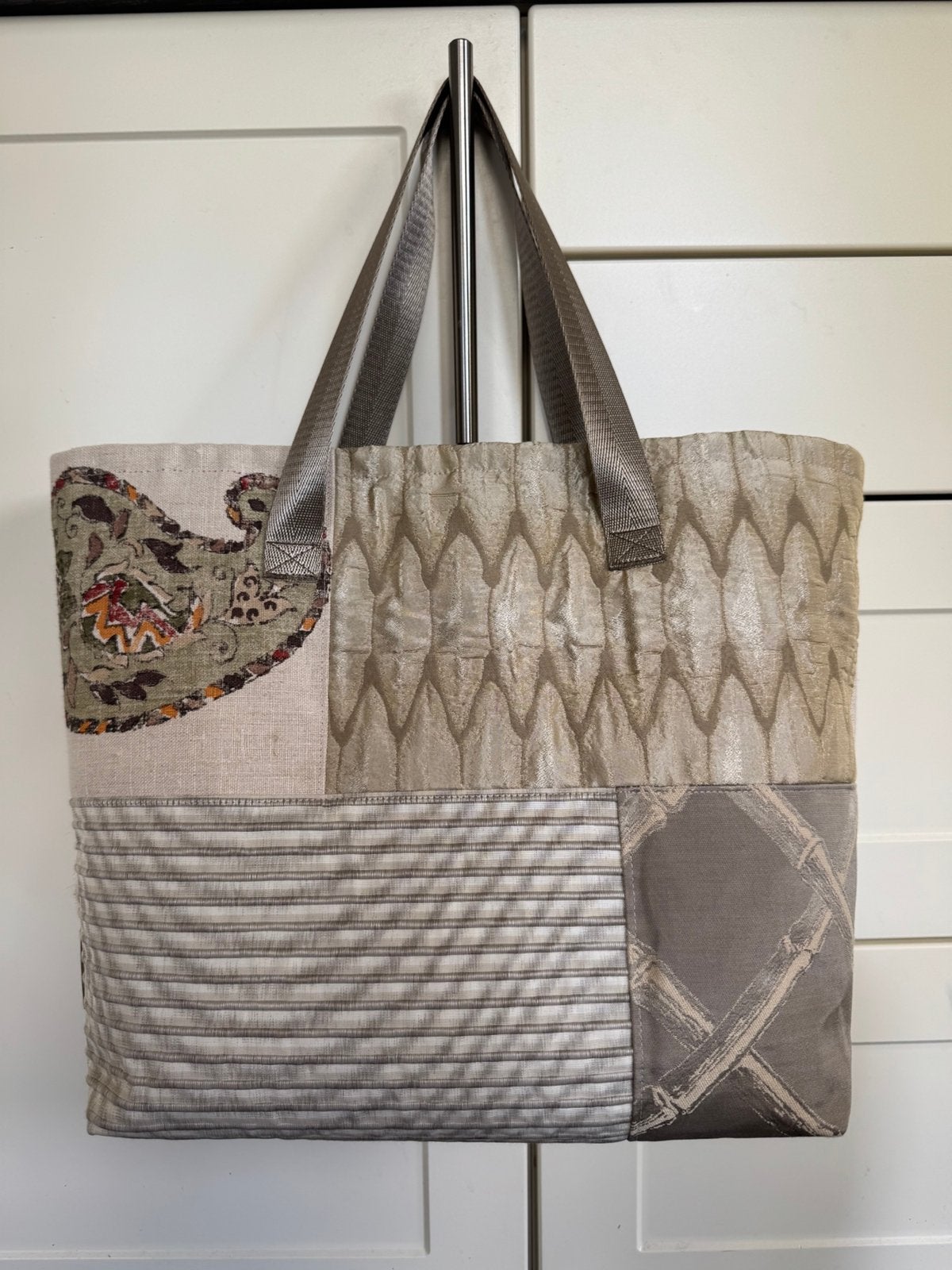Medium Tote, naturel kleur, 2 binnen vakjes, Ophalen of Verzenden, Nieuw, Bruin, Shopper