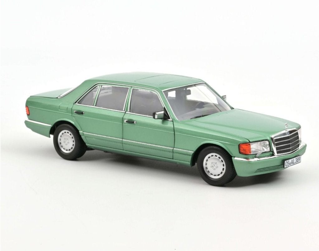 Mercedes Benz 560 SEL 1991 L.GROEN MET. 1/18 NOREV R. 183469