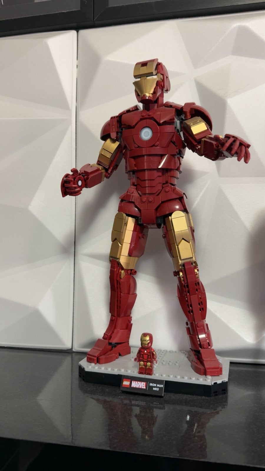 Lego iron man MK3, Ophalen of Verzenden, Zo goed als nieuw