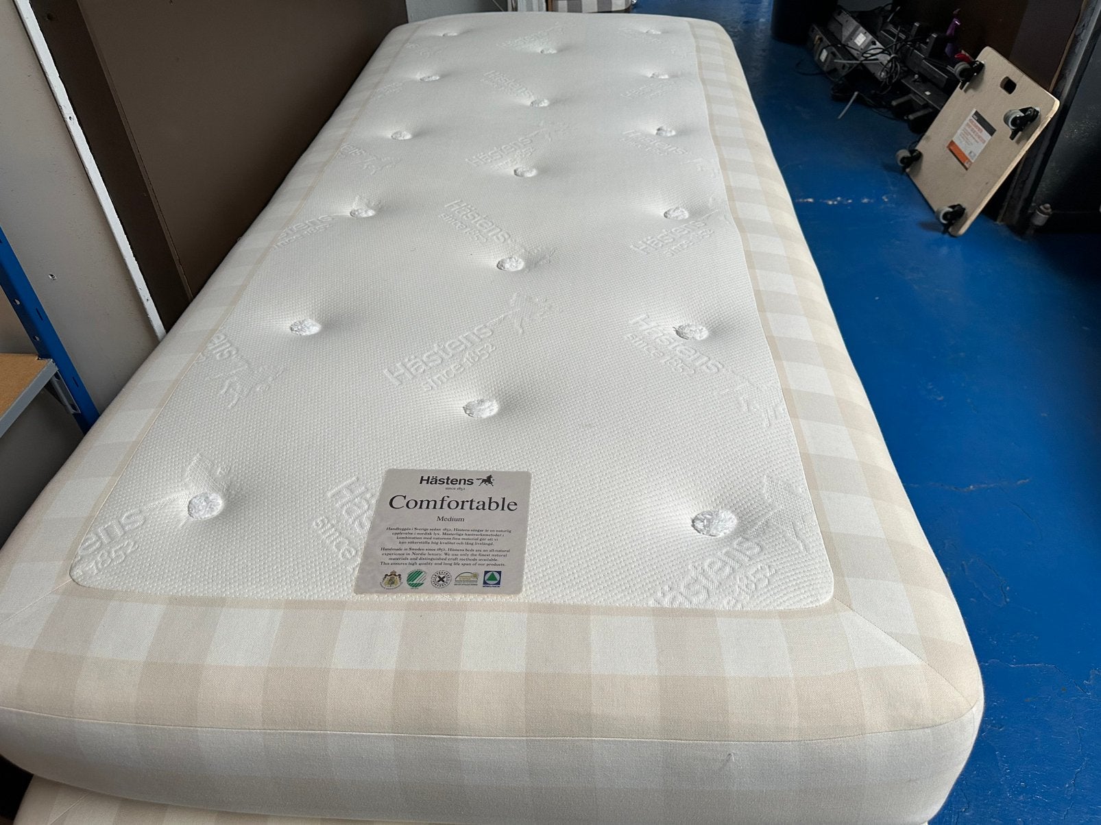 1x Hästens Matras en topper BjX 90x200– met Enorme Korting, Ophalen of Verzenden