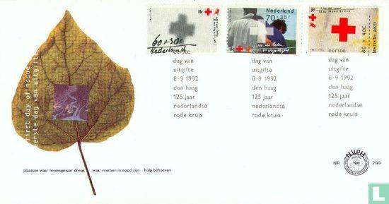 FDC E299 125 jaar Rode Kruis 1992 NL onbeschreven, Postzegels en Munten, Postzegels | Eerstedagenveloppen, Ophalen of Verzenden