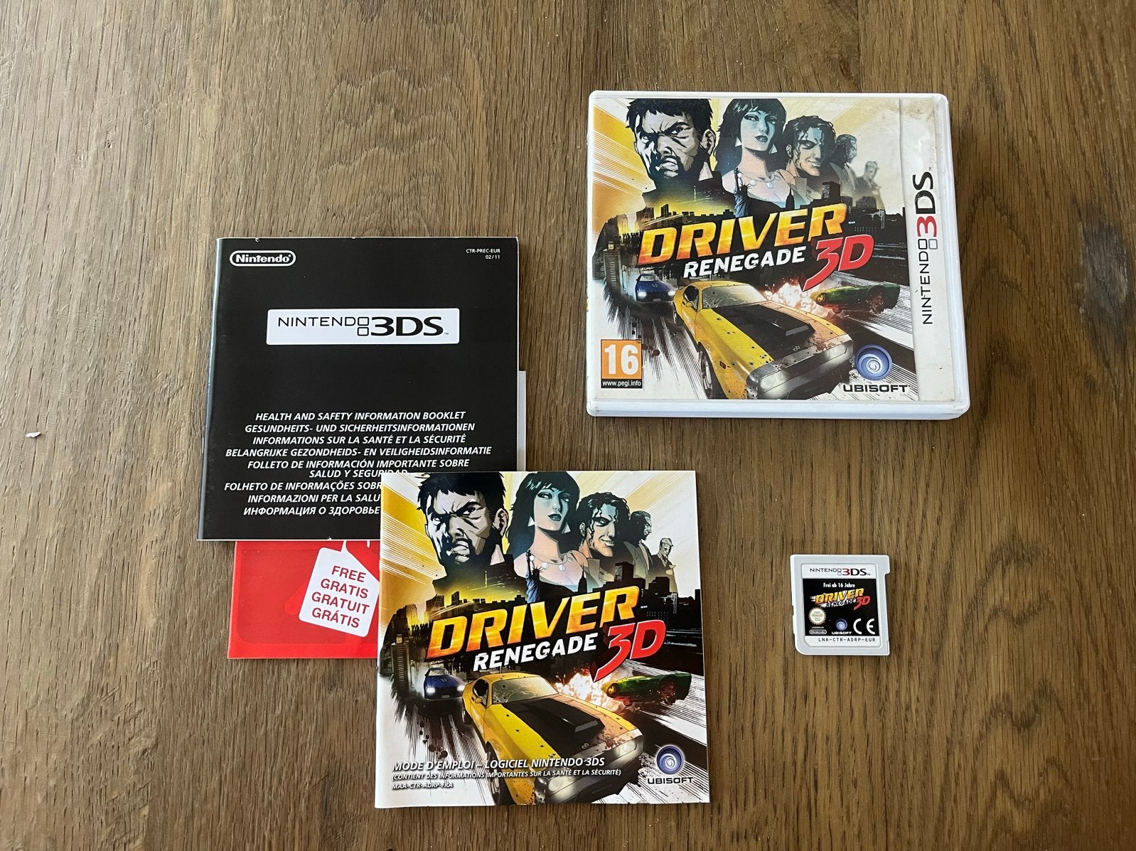 Driver Renegade 3D Nintendo 3DS - Compleet met doosje en boe, Spelcomputers en Games, Games | Nintendo 2DS en 3DS, 1 speler, Racen en Vliegen