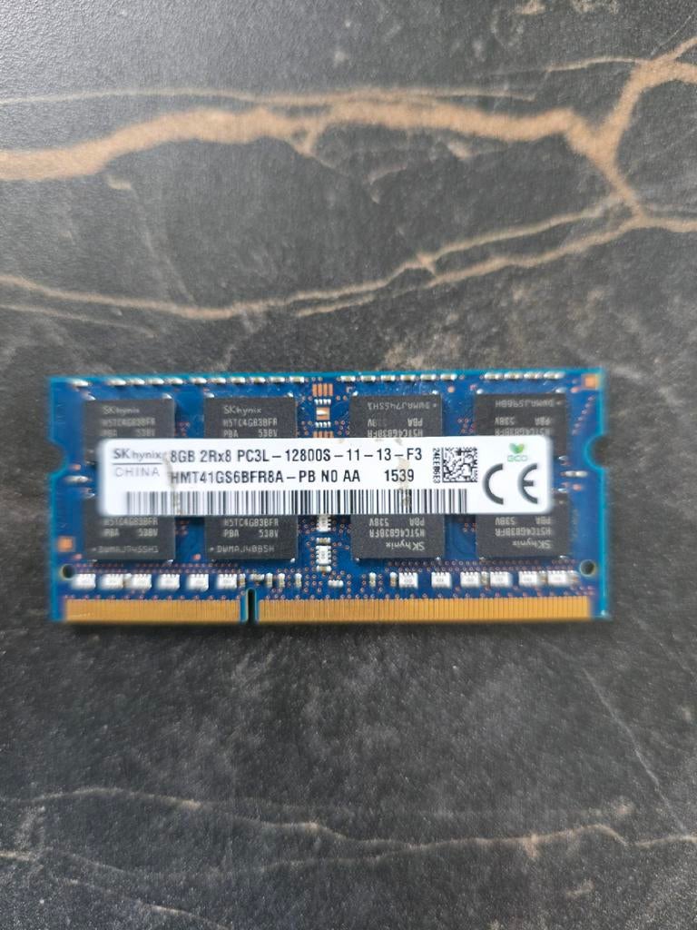 16GB (2x8GB) DDR3L Laptop RAM PC3-12800S Zo goed als nieuw, Computers en Software, RAM geheugen, DDR3, Ophalen of Verzenden, Zo goed als nieuw