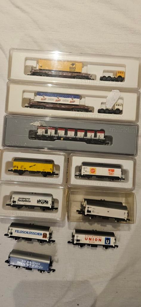 Märklin Mini Club goederenwagons, Ophalen, Zo goed als nieuw, Wagon