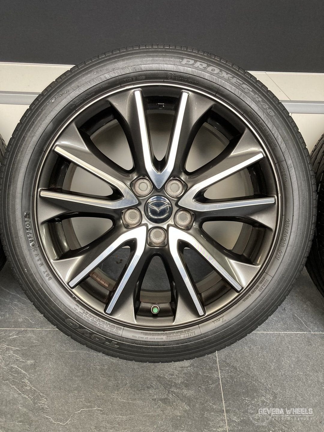 18” originele Mazda CX3 velgen + banden 5x114.3 9965277080, 18 inch, -, -, Banden en Velgen