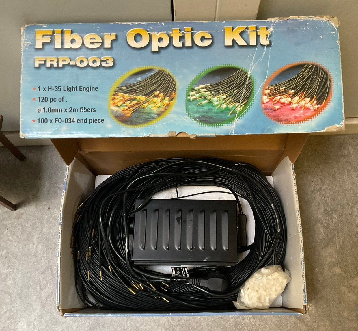 Glasvezel lampjes, Fiber Optic Kit, meerkleurig 120 lampjes, Ophalen of Verzenden, Nieuw