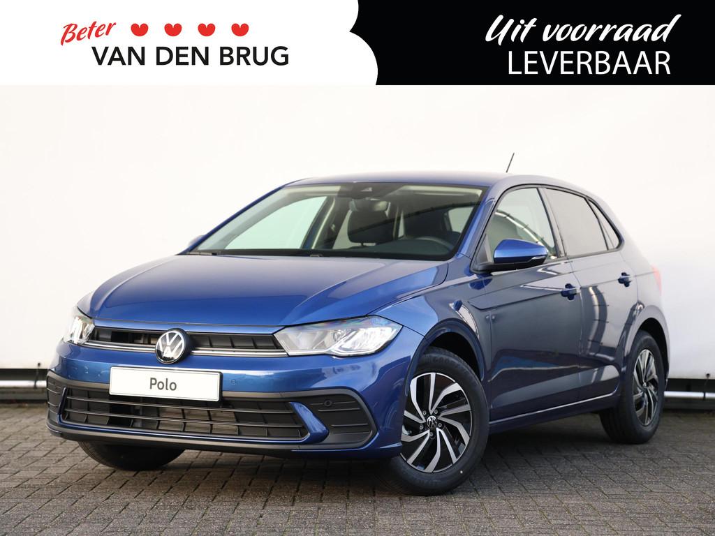 Volkswagen Polo Life Edition 1.0 TSI 95 PK | Camera | Keyles, Voorwielaandrijving, Stof, 95 pk, Blauw
