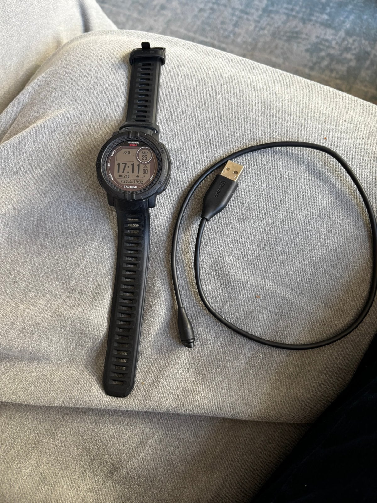 Instinct 2 Tactical Solar Edition Garmin, Gebruikt, Zwart, Ophalen of Verzenden, Waterdicht