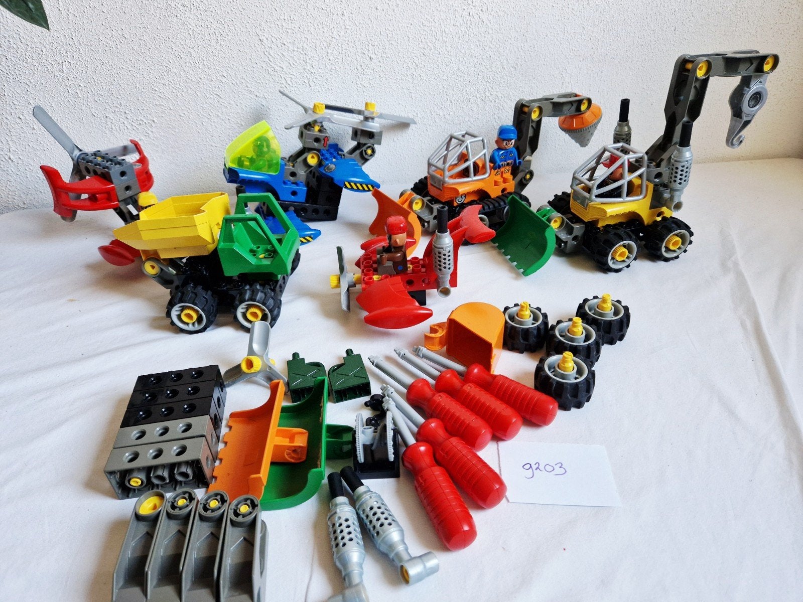 Technisch Dacta Duplo Toolo grote set 9203 compleet, Gebruikt, Ophalen of Verzenden, Compleet, Duplo