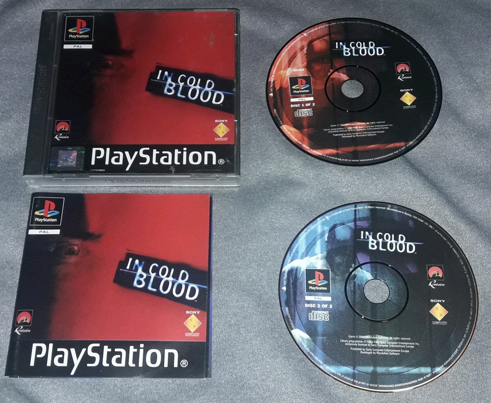 In Cold Blood (Ps1) PAL, 1 speler, Ophalen, Gebruikt, Avontuur en Actie