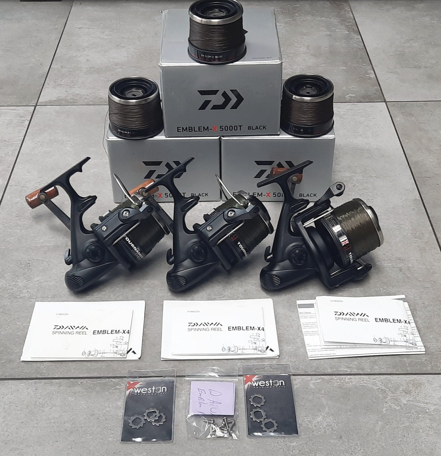 3 molens daiwa, Watersport en Boten, Ophalen, Gebruikt, Molen