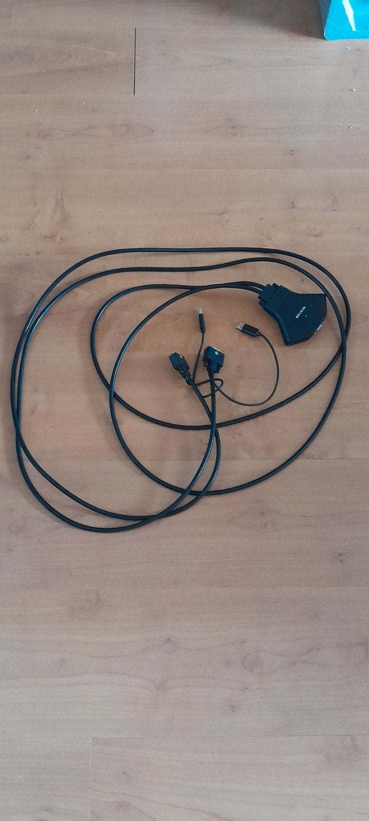 Belkin Scart naar HDMI converter kabel, Ophalen of Verzenden, Gebruikt, Minder dan 2 meter, HDMI-kabel